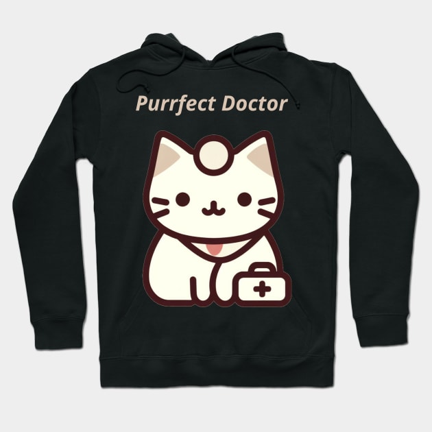 Purrfect Doctor Hoodie by Patrick9